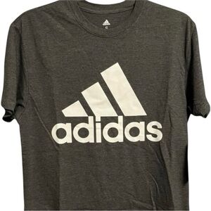 Adidas Mens Logo Tee Adidas Golf three stripe big logo T-Shirt AdidasGolf TShirt